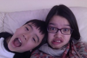 I'm just going to litter this post with pictures of my brother and me.